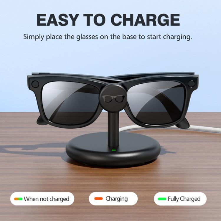 Base de carga para gafas inteligentes Meta Ray-Ban Soporte de carga para gafas inteligentes