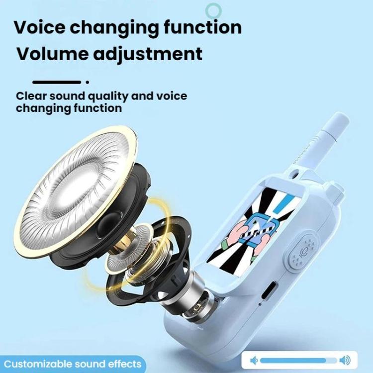 Videoteléfono inalámbrico para niños con función de walkie-talkie