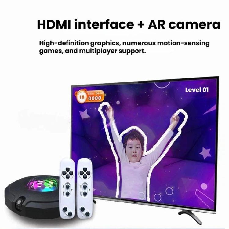 Alfombrilla de baile con detección de movimiento AR para TV y PC, mando de fitness inalámbrico para dos jugadores con HDMI y tarjeta de memoria de 16 GB., Couple Style, Velvet Style