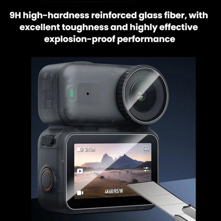 Protector de pantalla de vidrio templado resistente a los arañazos CYNOVA HD para DJI Osmo Nano, For DJI Osmo Nano 2 sets