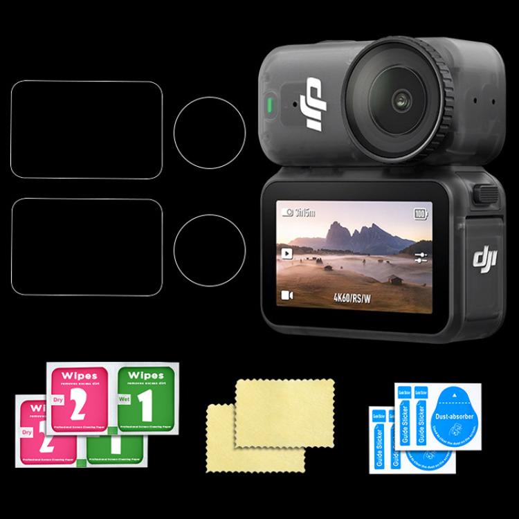 Protector de pantalla de vidrio templado resistente a los arañazos CYNOVA HD para DJI Osmo Nano, For DJI Osmo Nano 2 sets