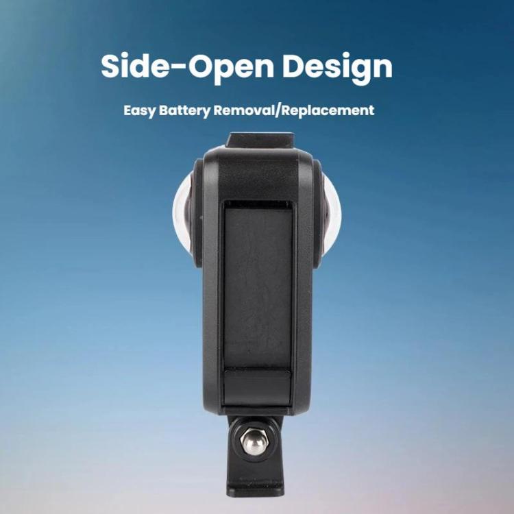 Jaula protectora de plástico con apertura lateral y doble soporte para zapata fría para GoPro MAX2, Plastic Frame