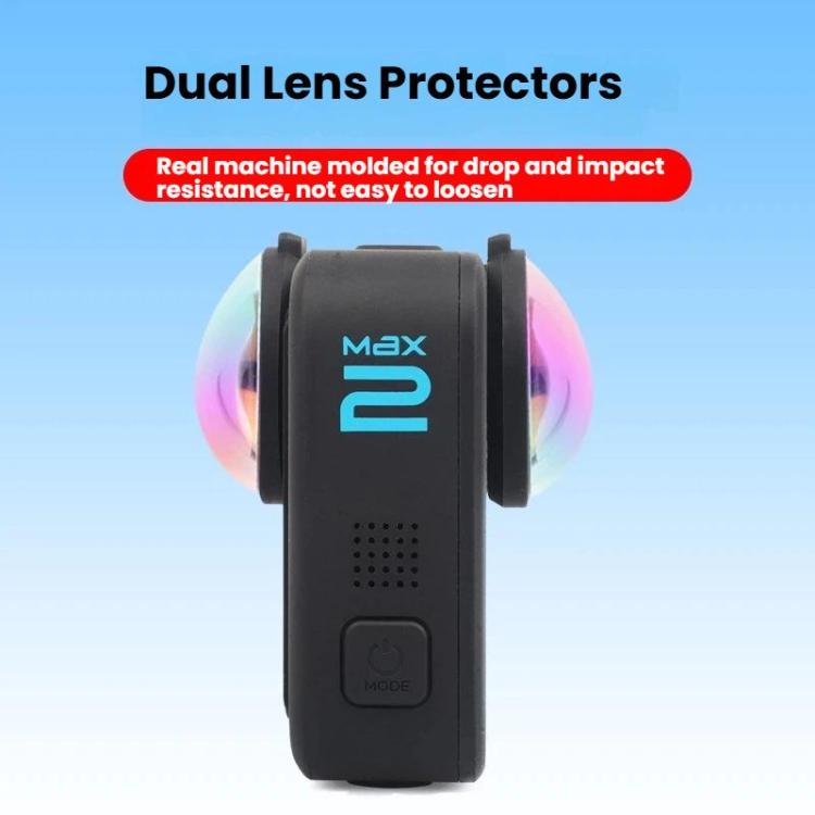 Protectores de lente dobles para lentes de cristal óptico GoPro MAX2, antivaho y resistentes a los arañazos., Glass Lenses