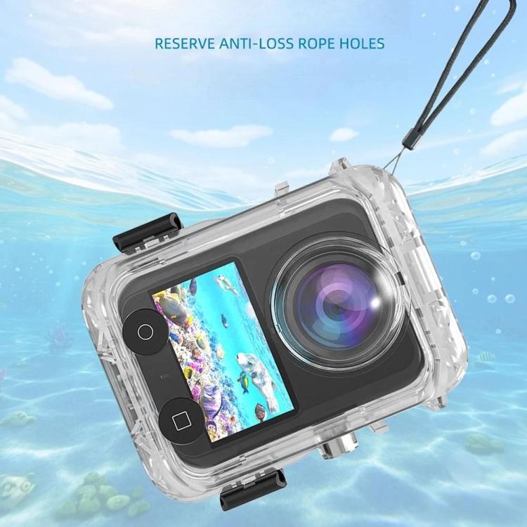 Carcasa sumergible totalmente invisible e impermeable para DJI Osmo 360, apta para buceo hasta 40 m de profundidad., Waterproof Case