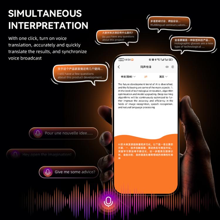 Máquina de traducción simultánea inteligente en tiempo real
