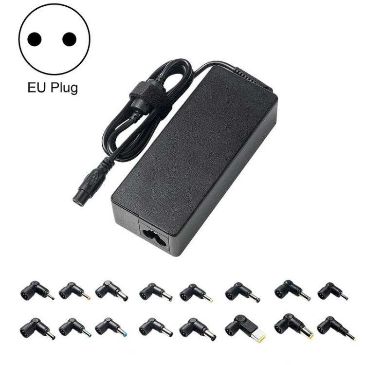 Adaptador de corriente universal multifuncional para portátil de 90 W, 19,5 V y 4,62 A con 16 conectores., US Plug, EU Plug, UK Plug