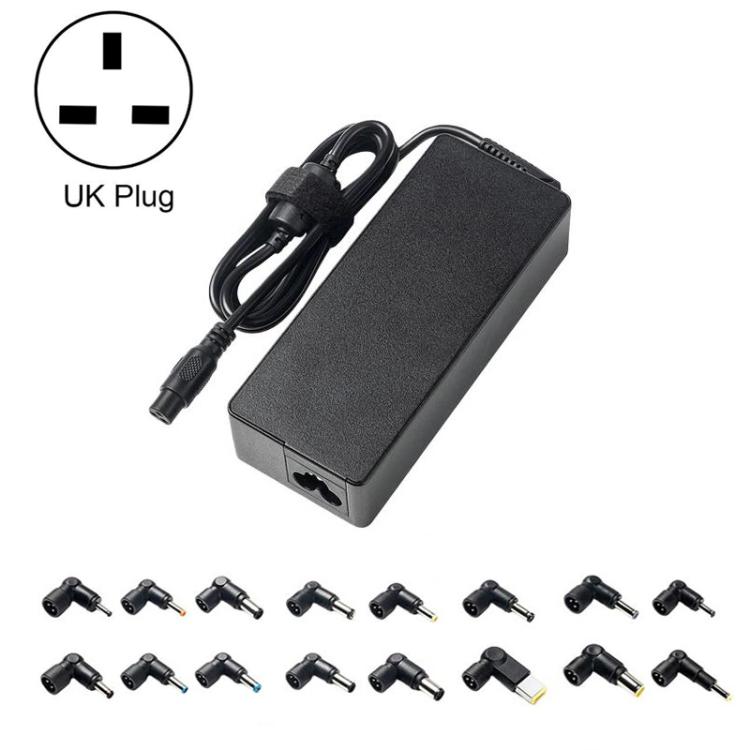 Adaptador de corriente universal multifuncional para portátil de 90 W, 19,5 V y 4,62 A con 16 conectores., US Plug, EU Plug, UK Plug