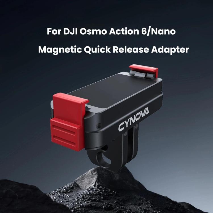 Adaptador de montaje magnético de liberación rápida CYNOVA para DJI Osmo Action 6/Nano