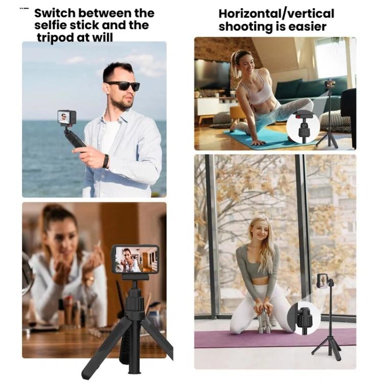 Trípode magnético de liberación rápida para selfies, compatible con DJI Osmo Action 5 Pro, 4 y 3, con rotación de 360 grados., for DJI Osmo Action 5 Pro, 4, 3