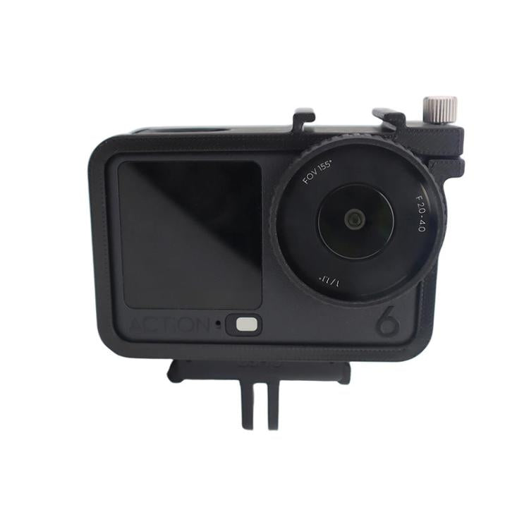 Jaula para cámara DJI Osmo Action 6, resistente a golpes y con marco protector anticaída.