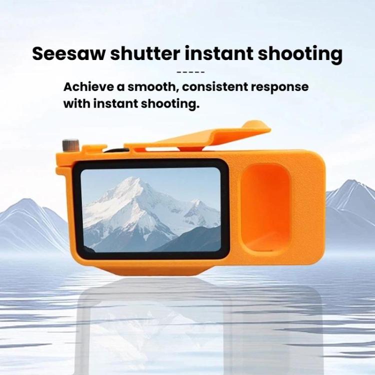 Soporte de mano para cámara de acción DJI Osmo Action 6 Street Photo Handle Jaw, Frame Black, Frame Orange, Frame+Lens Cap Black, Frame+Lens Cap Oramge