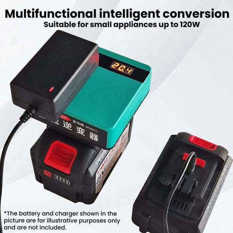 Convertidor de batería de litio inteligente e inversor multifuncional, For Makita, For Dayi