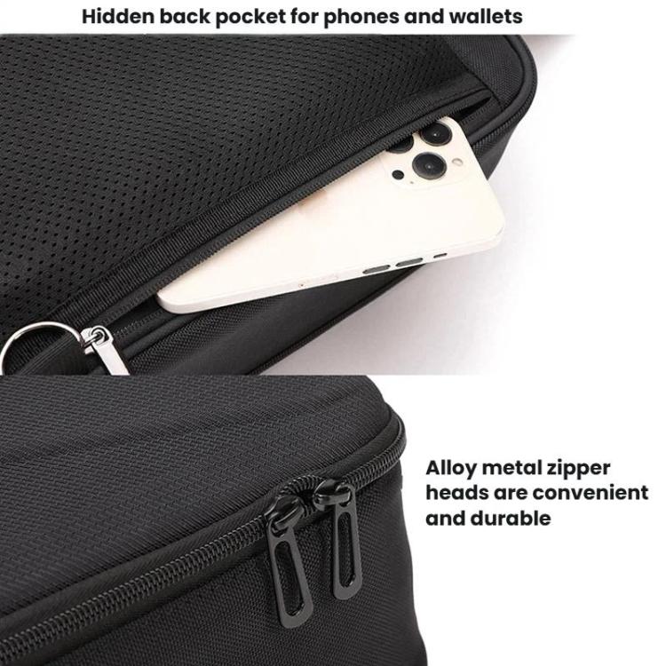 Bolsa organizadora para kit de vuelo suave BKano para DJI Neo 2 (Bolsa cruzada para el pecho), Crossbody Bag(Black)