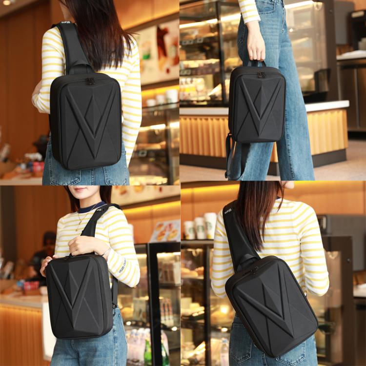 Bolsa organizadora para kit de vuelo suave BKano para DJI Neo 2 (Bolsa cruzada para el pecho), Crossbody Bag(Black)