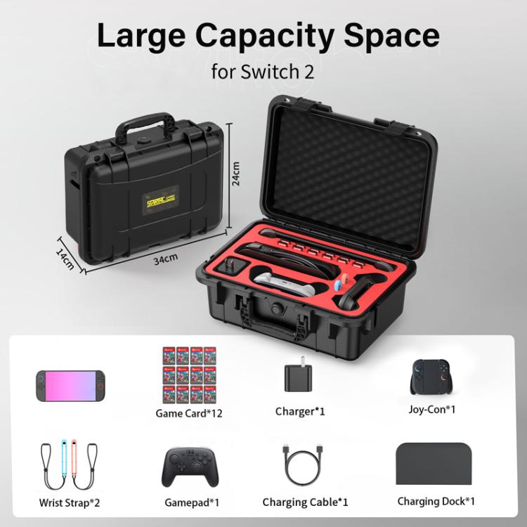 Estuche de almacenamiento STARTRC GAMES resistente a la humedad y al moho para Nintendo Switch 2