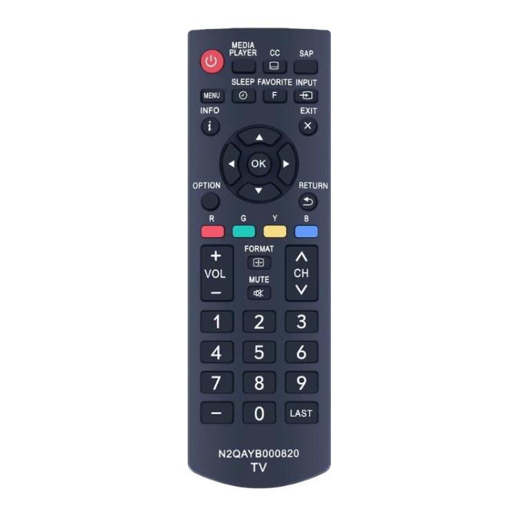 Control remoto para televisor Panasonic N2QAYB000820, N2QAYB000820