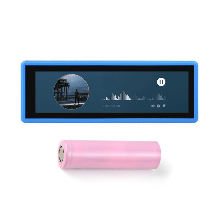 Placa de desarrollo de alto rendimiento WAVESHARE RP2350 con pantalla táctil capacitiva de 3,49 pulgadas, resolución 172 x 640 y arquitectura de doble núcleo., With Lithium Battery, No Lithium Battery