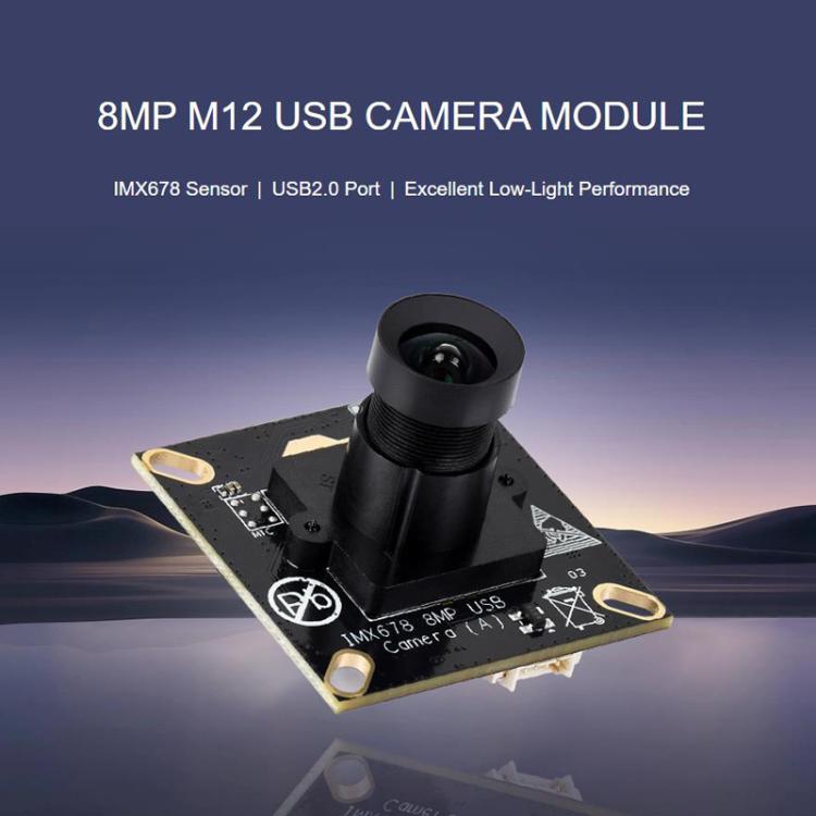 Módulo de cámara USB M12 de 8 MP, 32641