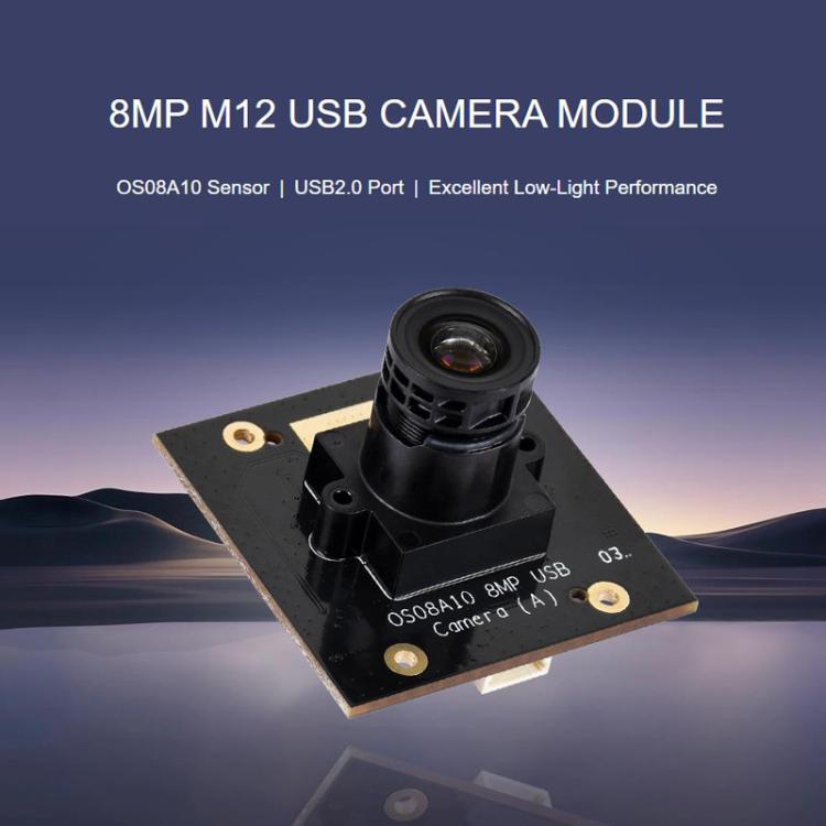 Módulo de cámara USB M12 de 8 MP, 32640