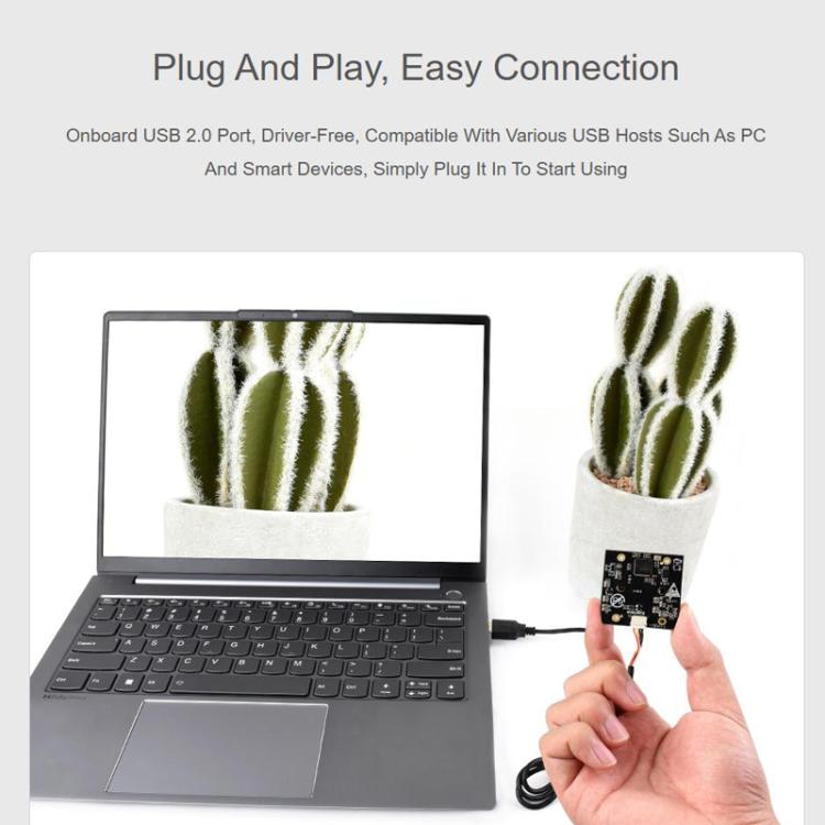 Módulo de cámara USB M12 de 8 MP, 32640