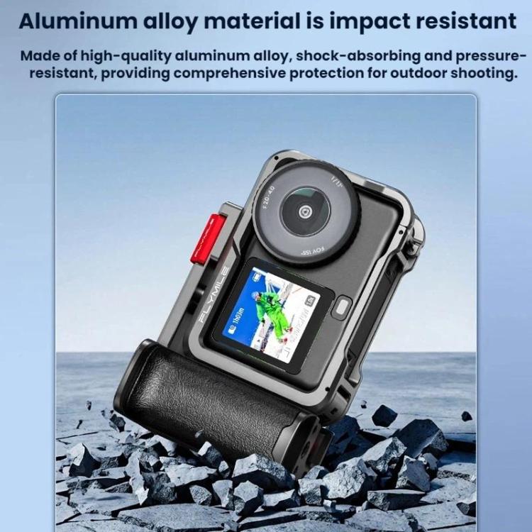 Kit de marco protector Flymile Extended Cage para DJI Osmo Action 6, AC6017 Silver