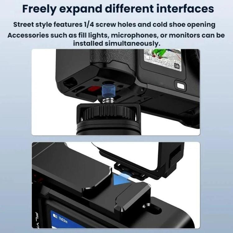 Kit de marco protector Flymile Extended Cage para DJI Osmo Action 6, AC6016 Black