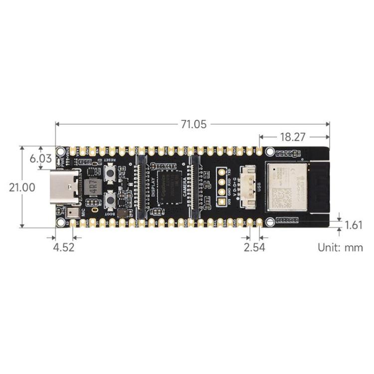 La placa de desarrollo admite Wi-Fi 6 y Bluetooth 5/BLE., WAVESHARE ESP32-P4-WIFI6, WAVESHARE ESP32-P4-WIFI6-M, WAVESHARE ESP32-P4-WIFI6-KIT-A, WAVESHARE ESP32-P4-WIFI6-KIT-B