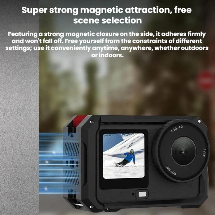 Estuche de expansión con marco protector metálico Flymile para la jaula de la cámara DJI Osmo Action 6, AC6001