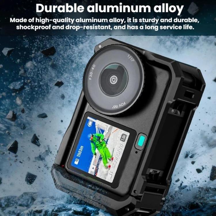 Estuche de expansión con marco protector metálico Flymile para la jaula de la cámara DJI Osmo Action 6, AC6001