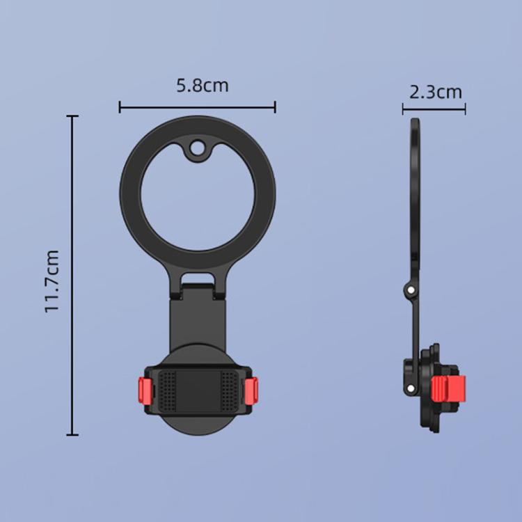 Clip extensor de soporte magnético bidireccional Flymile para DJI Osmo Action 6 / Nano