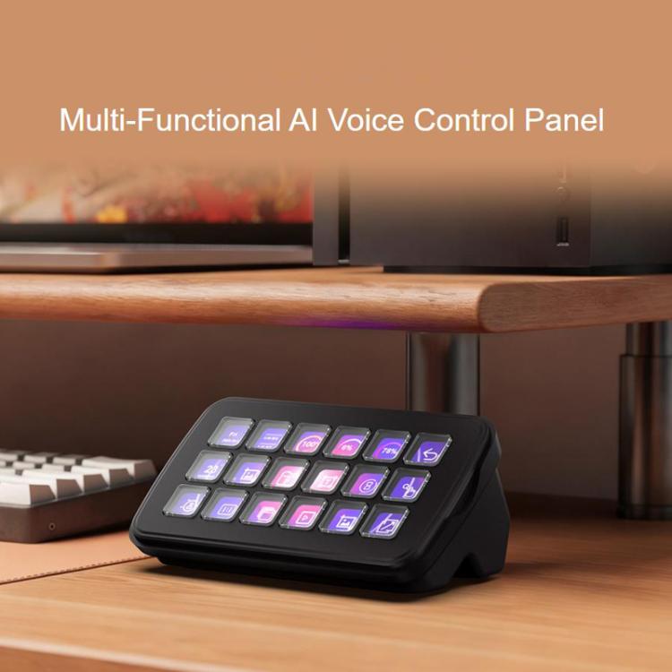 Panel de control por voz con IA multifunción y 18 teclas con pantalla de membrana., 32839