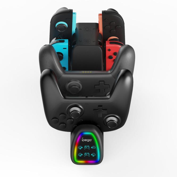 Base de carga ipega 10 en 1 para Nintendo Switch 2 / Switch Joy-Con y mandos Switch 2 Pro, PG-SW2188