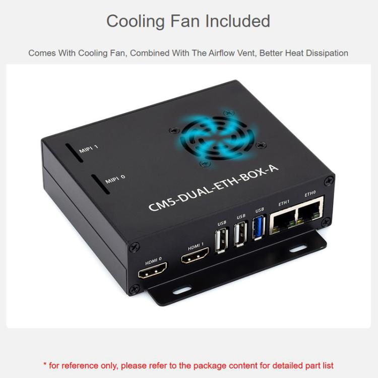Placa de expansión de red dual Gigabit / 2.5G WAVESHARE CM5 compatible con Raspberry Pi, acceso a RJ45 y salidas duales 4K., US Plug, EU Plug, UK Plug