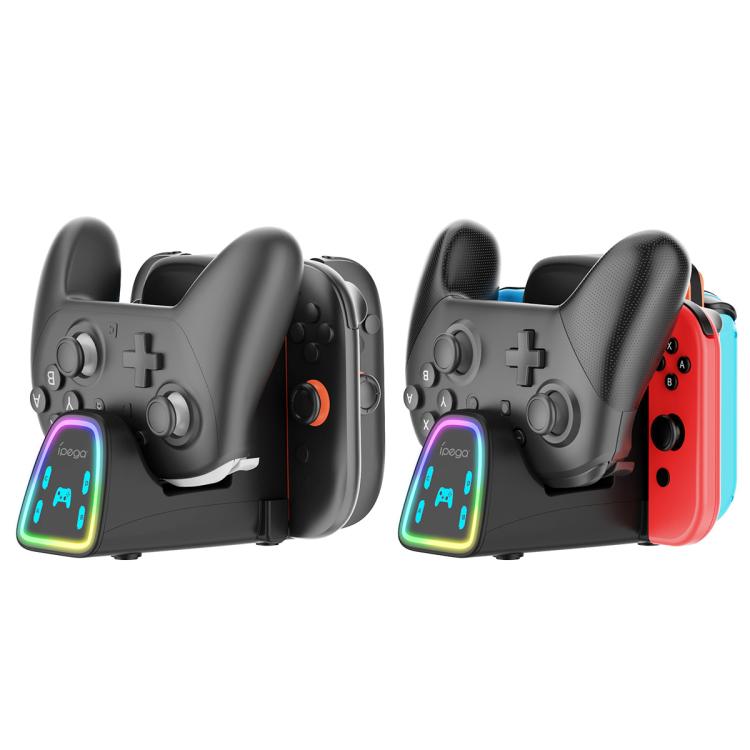 Base de carga ipega 9 en 1 para Nintendo Switch 2 / Switch Joy-Con y mando Pro, PG-SW2196