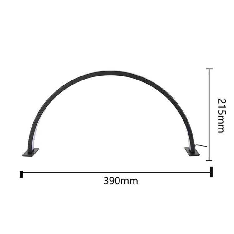 Lámpara de uñas de 5 V con atenuación continua, cambio de 3 colores, luz de relleno para el cuidado de los ojos, ideal para belleza, extensiones de pestañas y microblading., White, Pink, Black, Large White, Large Pink, Large Black
