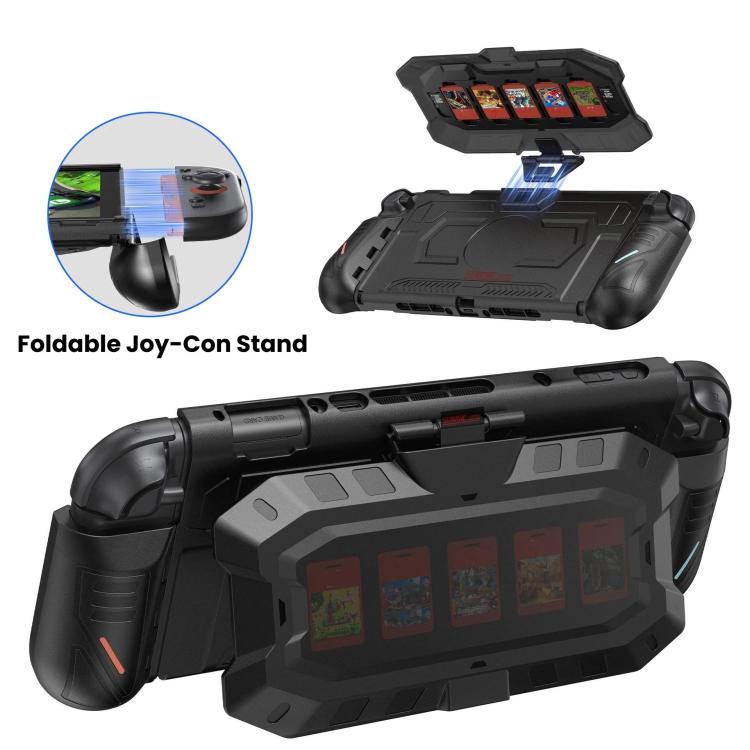 Funda protectora STARTRC GAMES Mech para Nintendo Switch 2, con compartimento extraíble para tarjetas de juego., Mech Protective Case