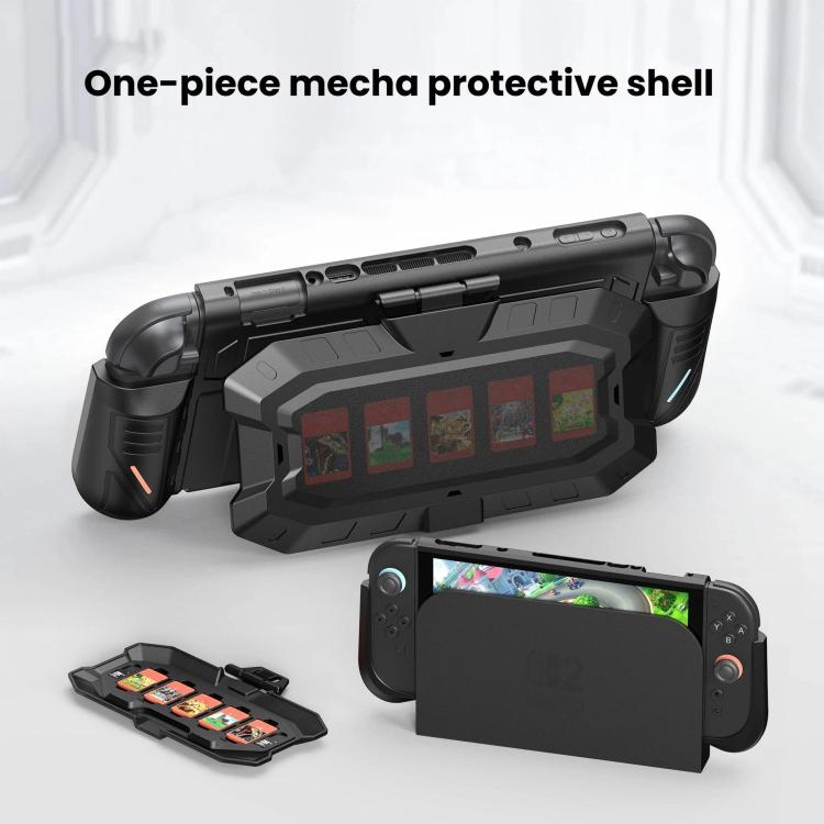 Funda protectora STARTRC GAMES Mech para Nintendo Switch 2, con compartimento extraíble para tarjetas de juego., Mech Protective Case