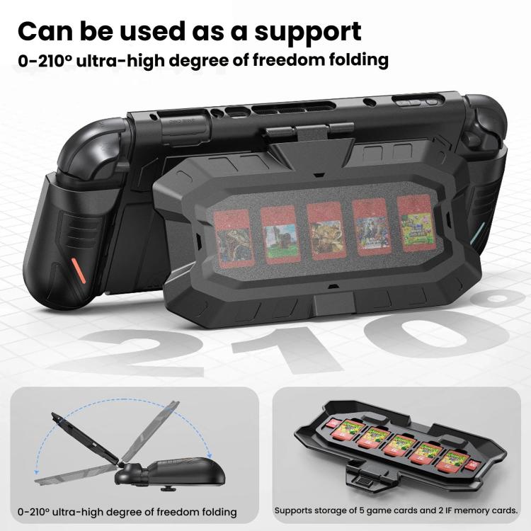 Funda protectora STARTRC GAMES Mech para Nintendo Switch 2, con compartimento extraíble para tarjetas de juego., Mech Protective Case