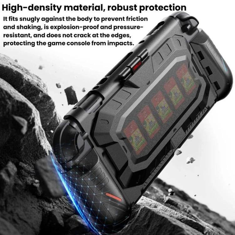 Funda protectora STARTRC GAMES Mech para Nintendo Switch 2, con compartimento extraíble para tarjetas de juego., Mech Protective Case
