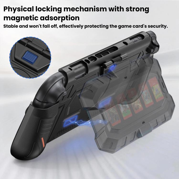 Funda protectora STARTRC GAMES Mech para Nintendo Switch 2, con compartimento extraíble para tarjetas de juego., Mech Protective Case