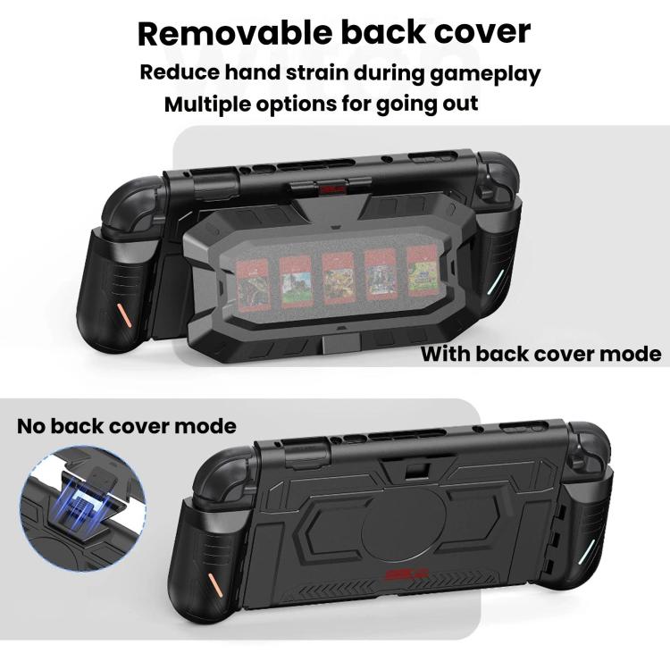 Funda protectora STARTRC GAMES Mech para Nintendo Switch 2, con compartimento extraíble para tarjetas de juego., Mech Protective Case