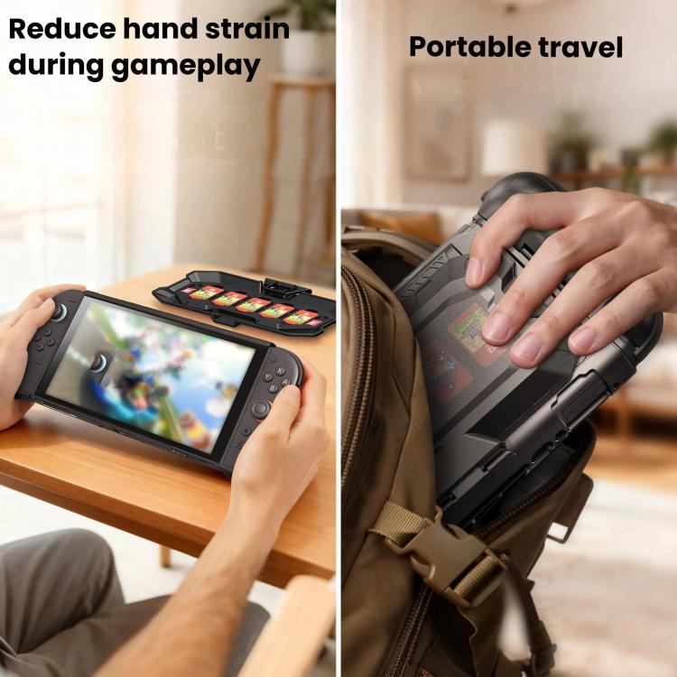 Funda protectora STARTRC GAMES Mech para Nintendo Switch 2, con compartimento extraíble para tarjetas de juego., Mech Protective Case
