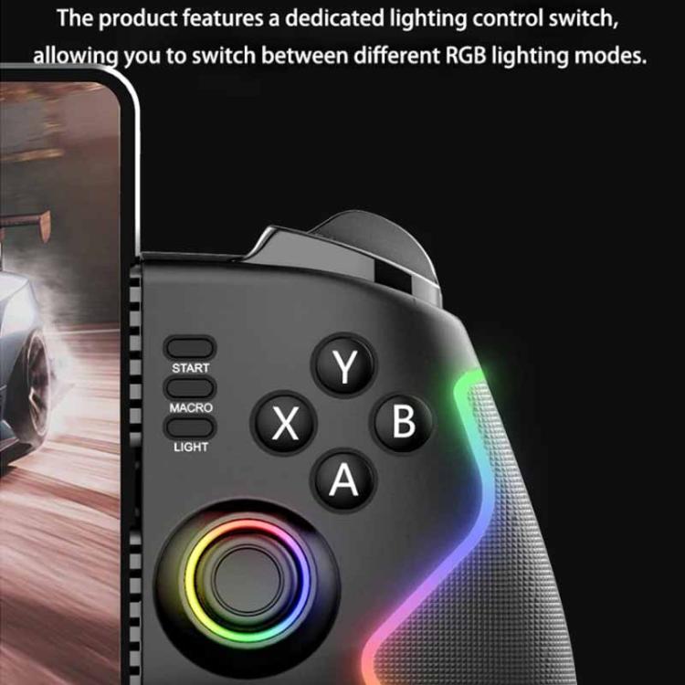 Mando de juegos extensible Ipega PG-9122 con joysticks de efecto Hall y giroscopio de 6 ejes para teléfonos/tabletas Android/iOS, PS4/PS3, Switch y PC con Windows.