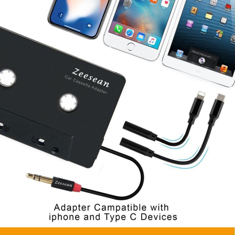 Convertidor de casete para coche con conector estéreo de 3,5 mm de Zeesean, BT004