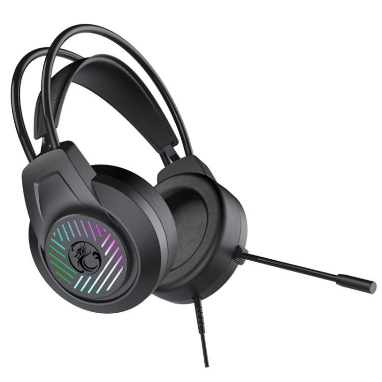 Auriculares para juegos de PC con graves potentes y 3.5 canales, cable de 1.5 m., iMICE HD-410
