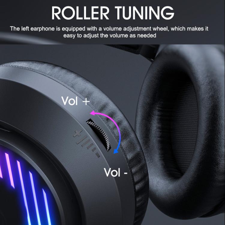 Auriculares para juegos de PC con graves potentes y 3.5 canales, cable de 1.5 m., iMICE HD-410