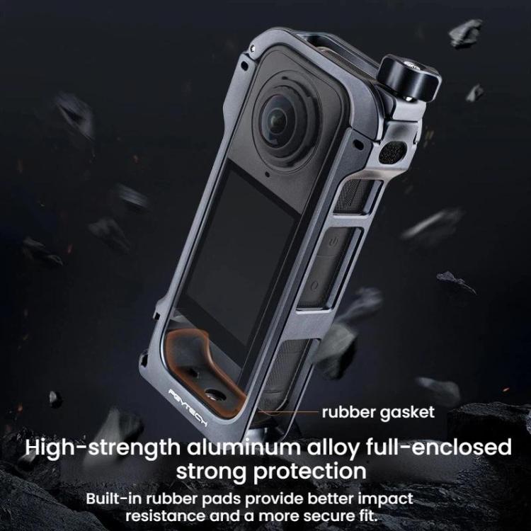 Funda protectora metálica tipo jaula para conejos PGYTECH para Insta360 X4 Air