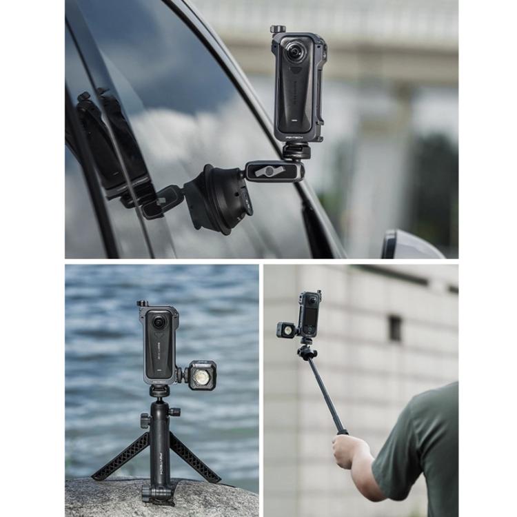 Funda protectora metálica tipo jaula para conejos PGYTECH para Insta360 X4 Air