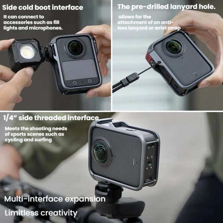 Jaula metálica protectora extendida para cámara panorámica DJI Osmo 360 PGYTECH