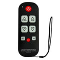 Control remoto universal A-TV10 para TV con botones luminosos de aprendizaje sencillo.